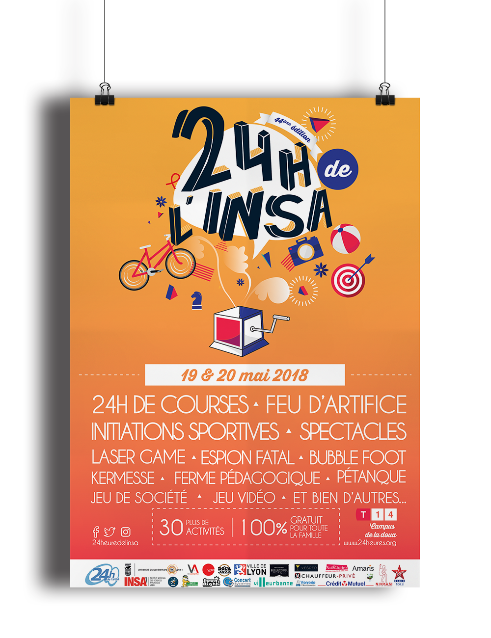 24h de l'insa affiche jour