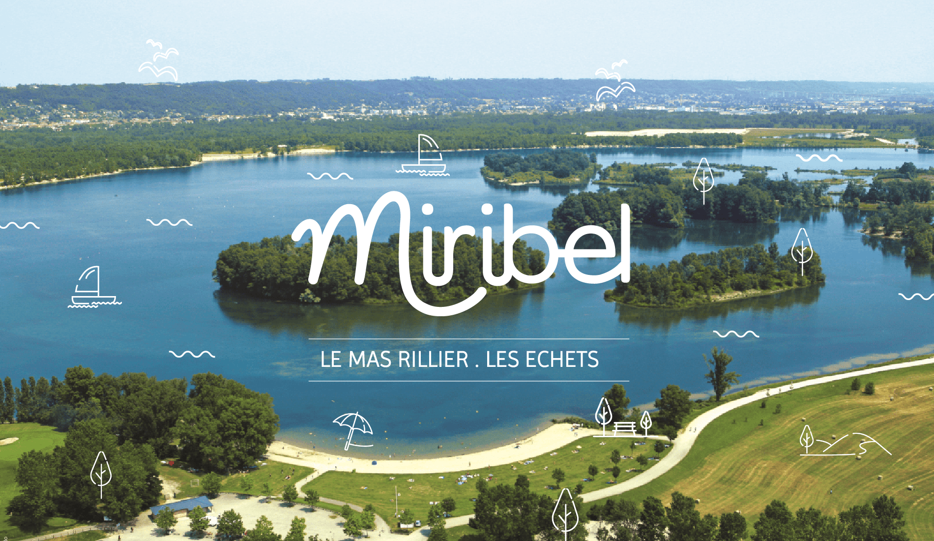 Vignette de présentation du projet pour la ville de Miribel