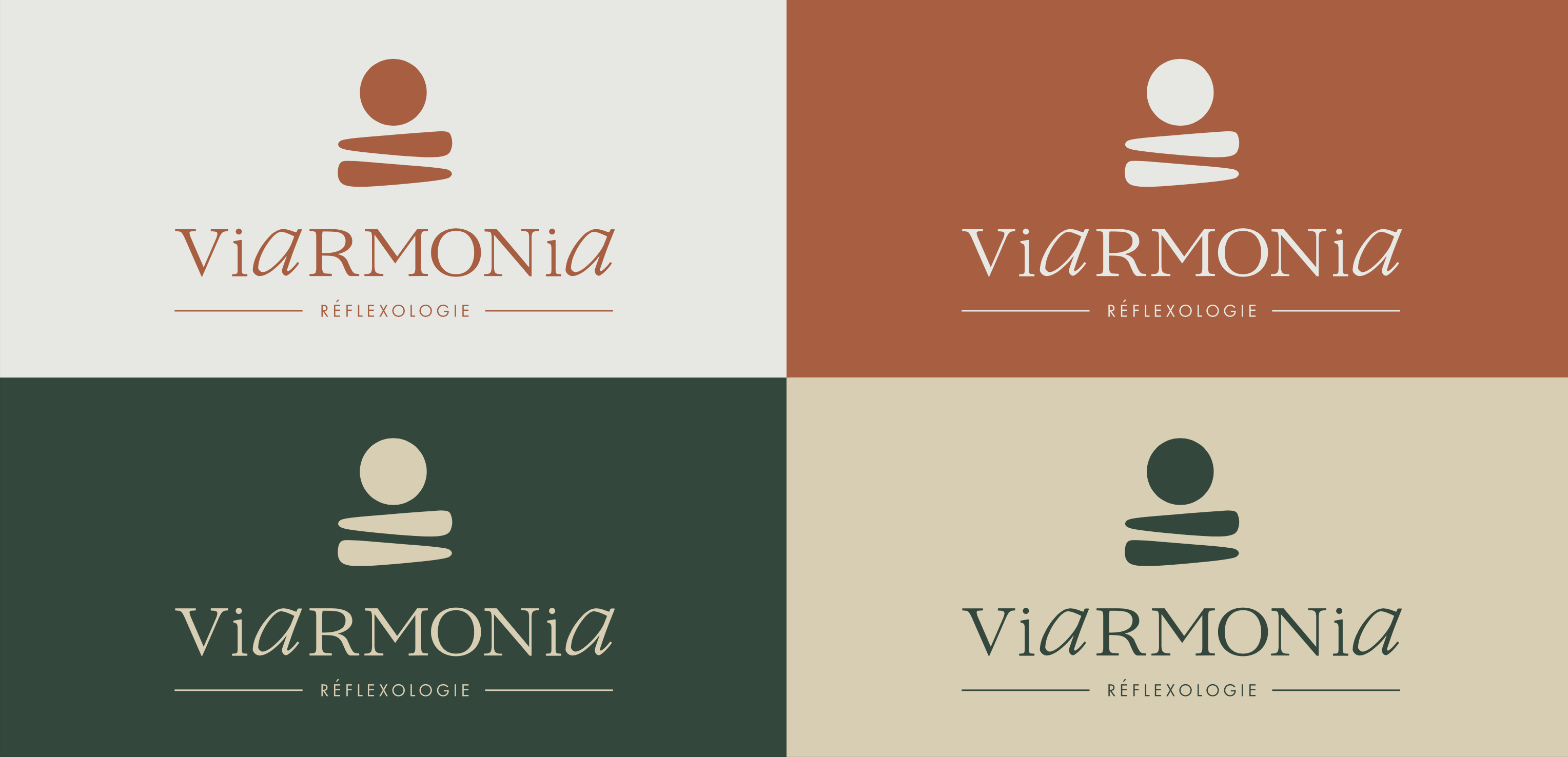 Planche de logo Viarmonia