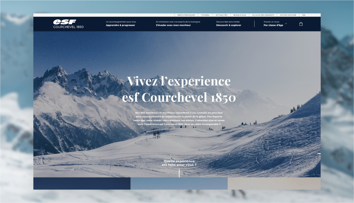 Vignette de présentation du site de esf Courchevel 1850